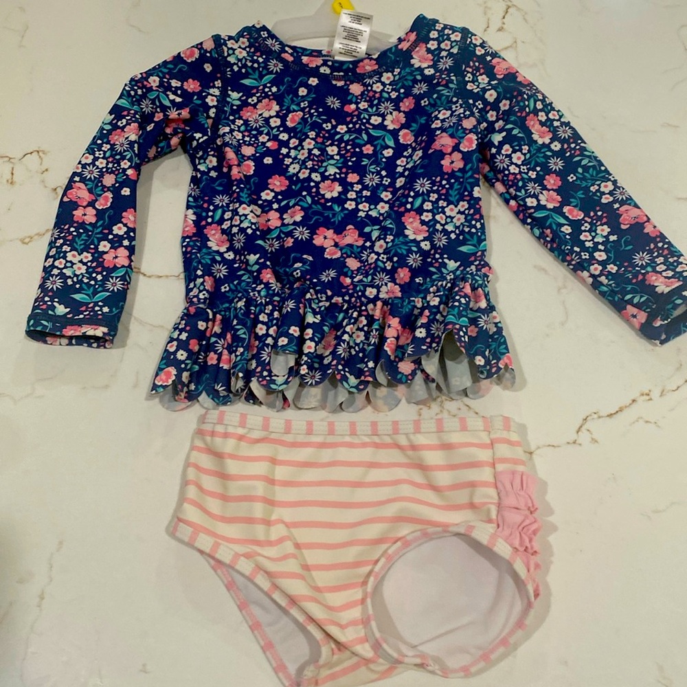 Ruffle butt swimsuit